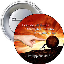 'I Can Do All Things' Button Design 'I Can Do All Things' Button Design