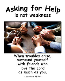 'Asking for Help' Poster Design