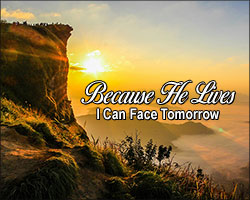 'Because He Lives' Poster Design