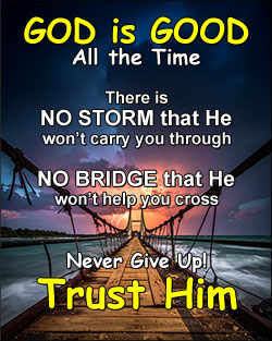 'God is Good All the Time' Poster Design