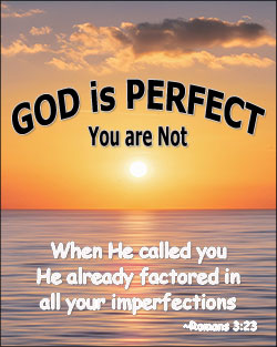 'God is Perfect' Poster Design