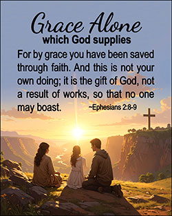 'Grace Alone' Poster Design 'Grace Alone' Poster Design