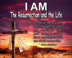 'I AM the Ressurection and the Life' Poster Design