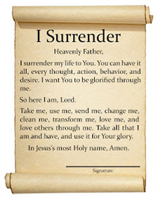 'I Surrender' Poster Design