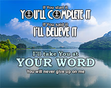 'I'll Take You at Your Word' Poster Design