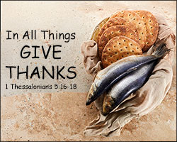 'In All Things Give Thanks' Poster Design 'In All Things Give Thanks' Poster Design