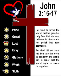 'John 3:16-17' Poster Design 'John 3:16-17' Poster Design