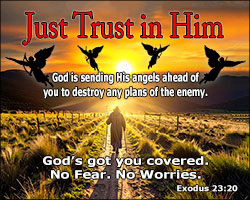 'Just Trust in Him' Poster Design