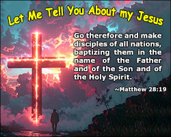 'Let Me Tell You About My Jesus #1' Poster Design