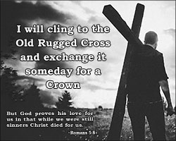 'Old Rugged Cross' Poster Design