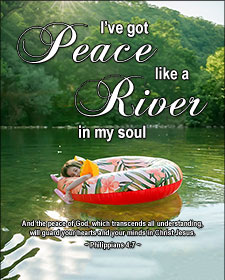 'Peace Like a River' Poster Design 'Peace Like a River' Poster Design