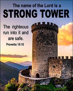 'Strong Tower' Poster Design 'Strong Tower' Poster Design
