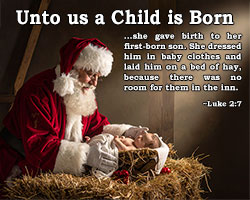 'Unto Us a Child is Born' Poster Design 'Unto Us a Child is Born' Poster Design