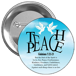 List of Products for the 'Teach Peace' Designs