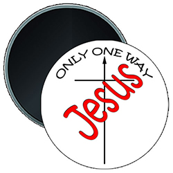 'Jesus - Only One Way' design